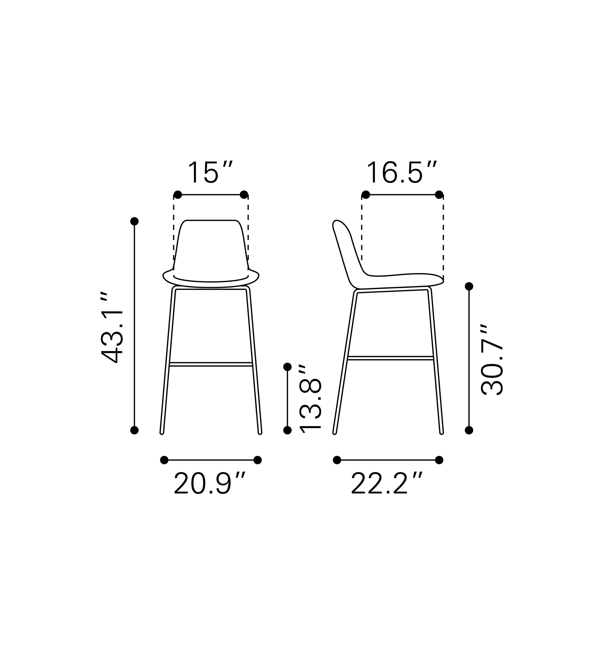 Byron Bar Chair