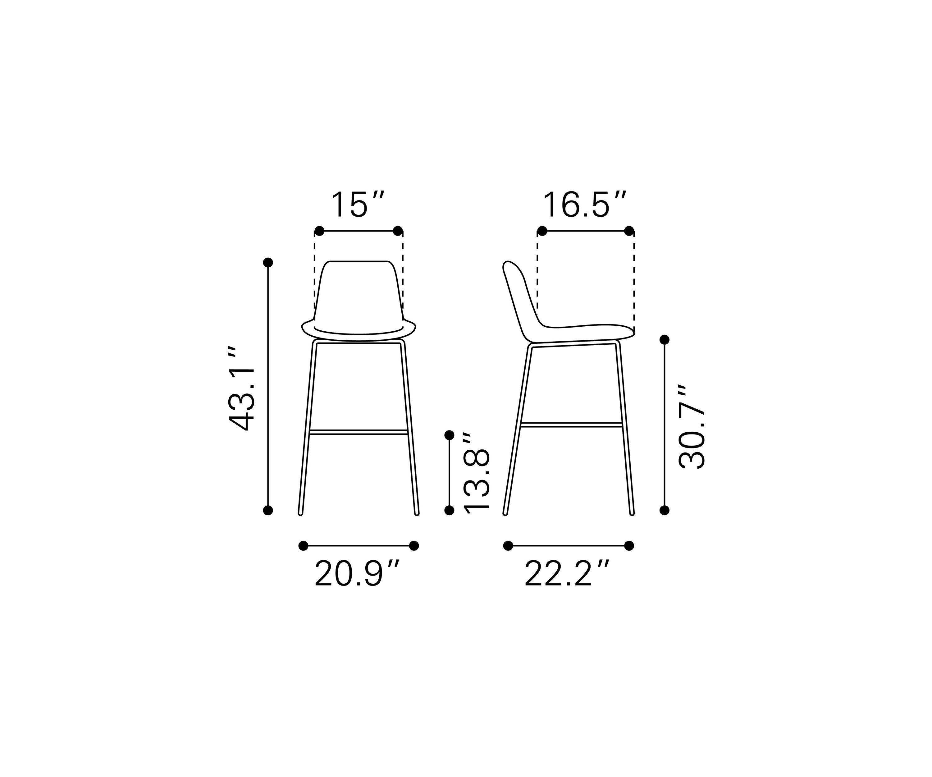 Byron Bar Chair