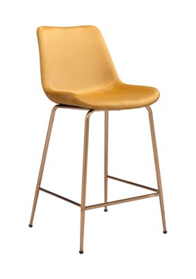 Zuo Modern Tony Counter Chair, Yellow -  0842896144044