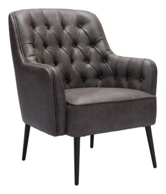 Zuo Modern Tasmania Accent Chair, Black