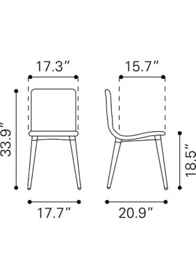 Jericho Dining Chair - Set of 2