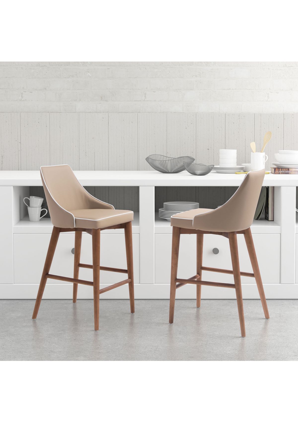 Moor Counter Chair - Set of 2