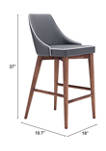 Moor Counter Chair - Set of 2