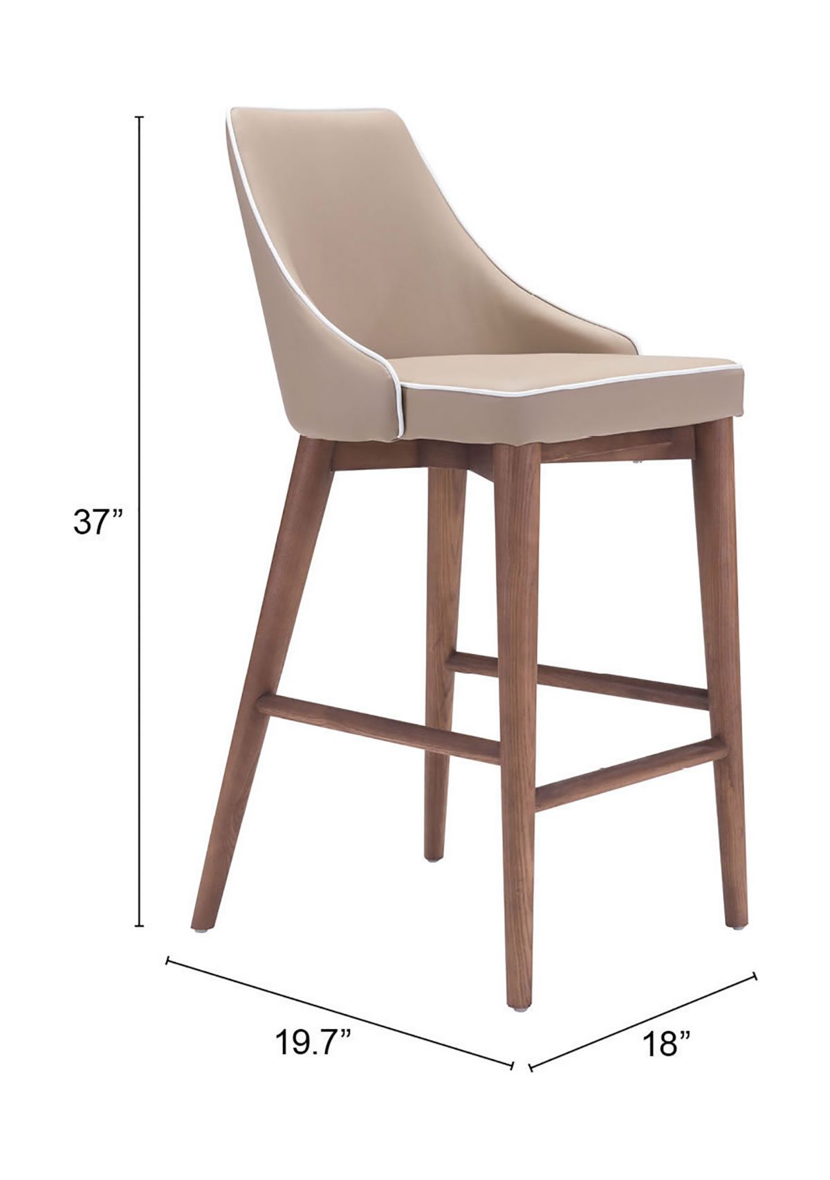 Moor Counter Chair - Set of 2