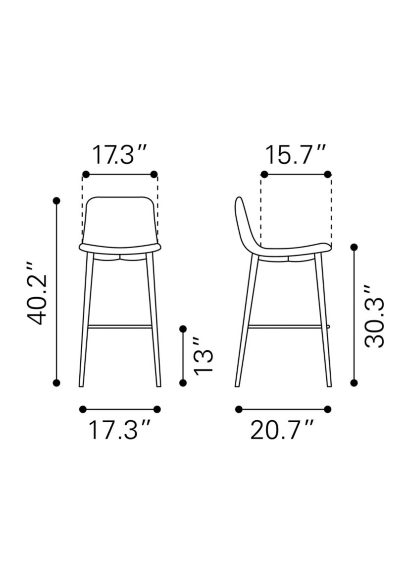 Tangiers Bar Chair- Set of 2