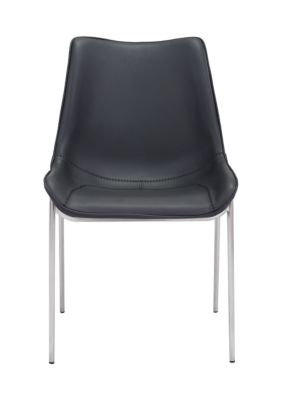 Zuo Modern Magnus Dining Chair - Set of 2, Black