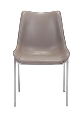 Zuo Modern Magnus Dining Chair - Set of 2, Grey