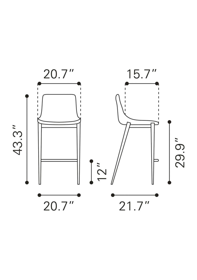 Magnus Bar Chair - Set of 2