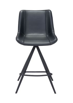 Zuo Modern Aki Counter Chair - Set of 2, Black -  0842896141371