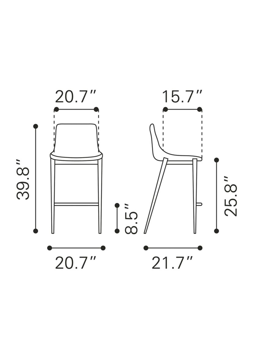 Magnus Counter Chair - Set of 2