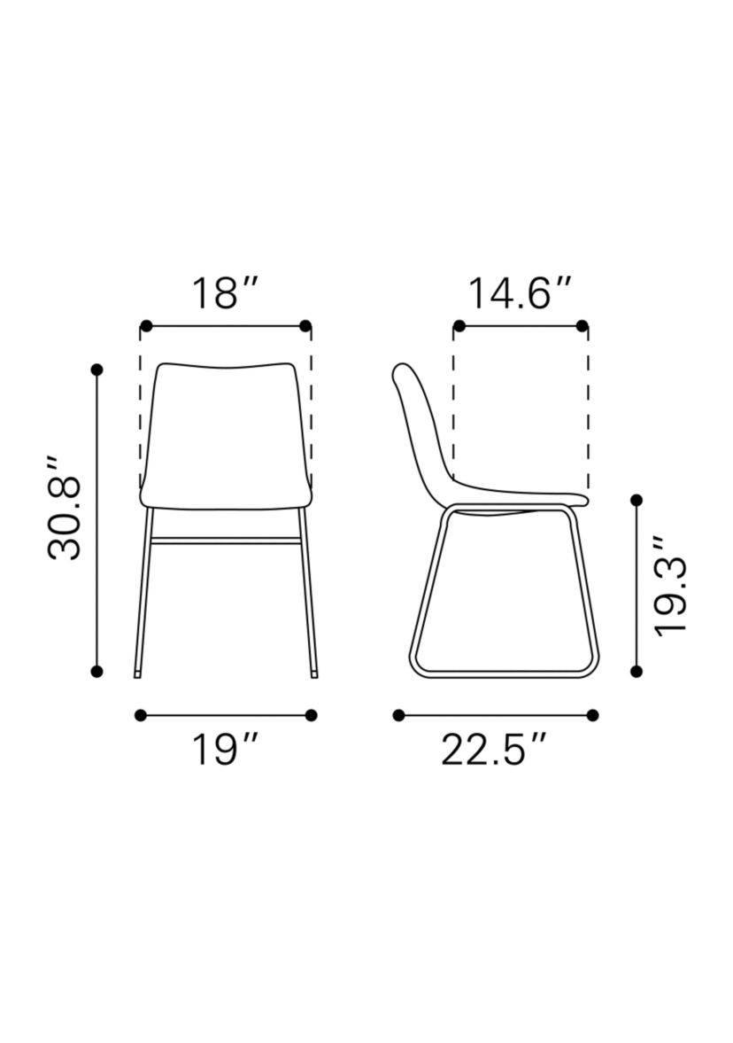 Set of 2 Smart Dining Chairs