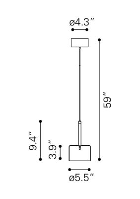 Storm Ceiling Lamp