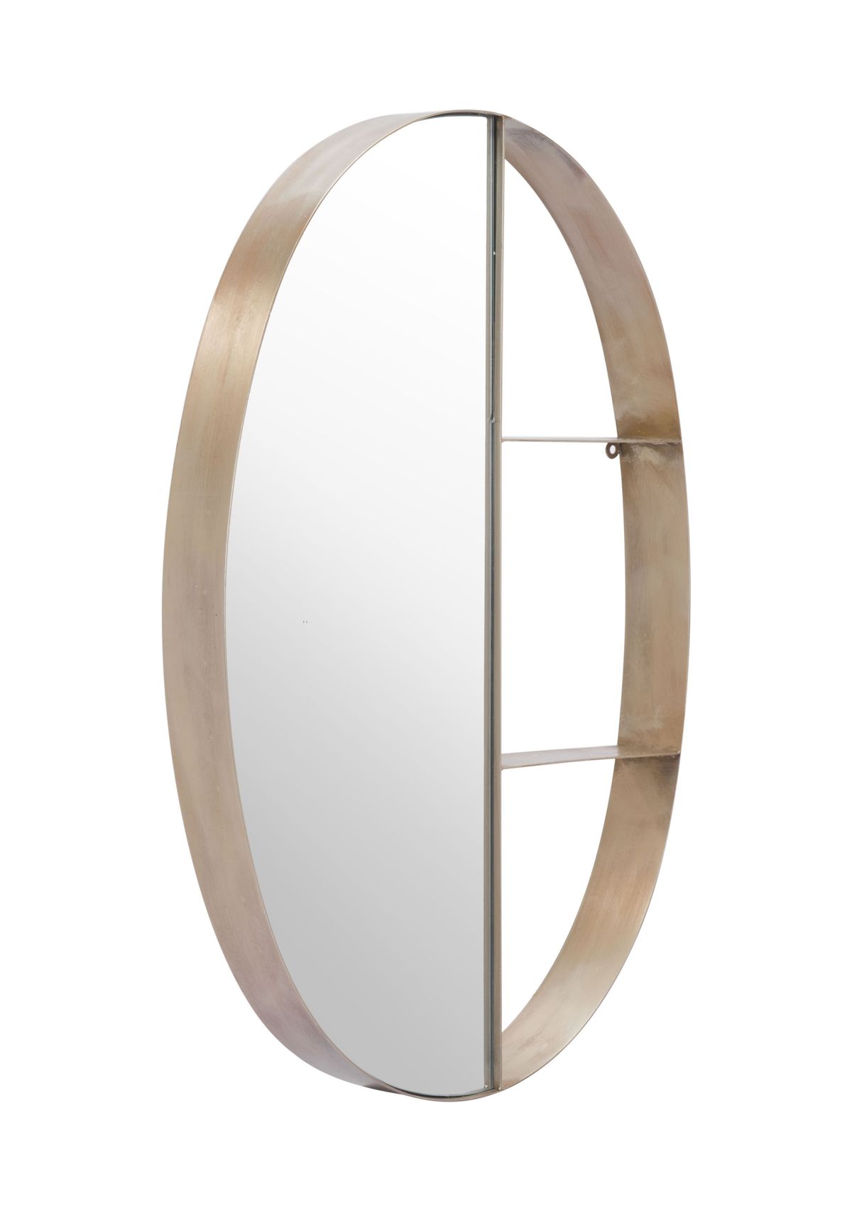 Latitude Oval Shelf Mirror