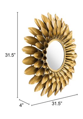 Sunflower Round Mirror