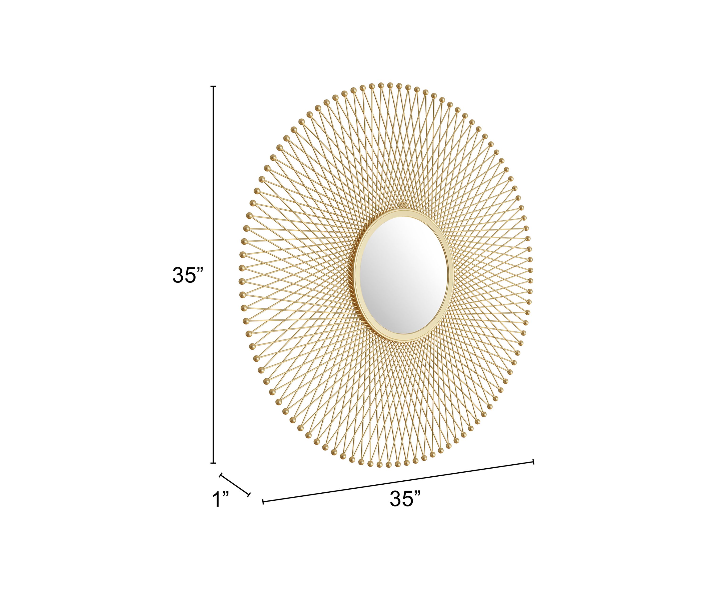 Glow Round Mirror
