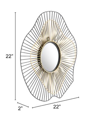 Comet Round Mirror