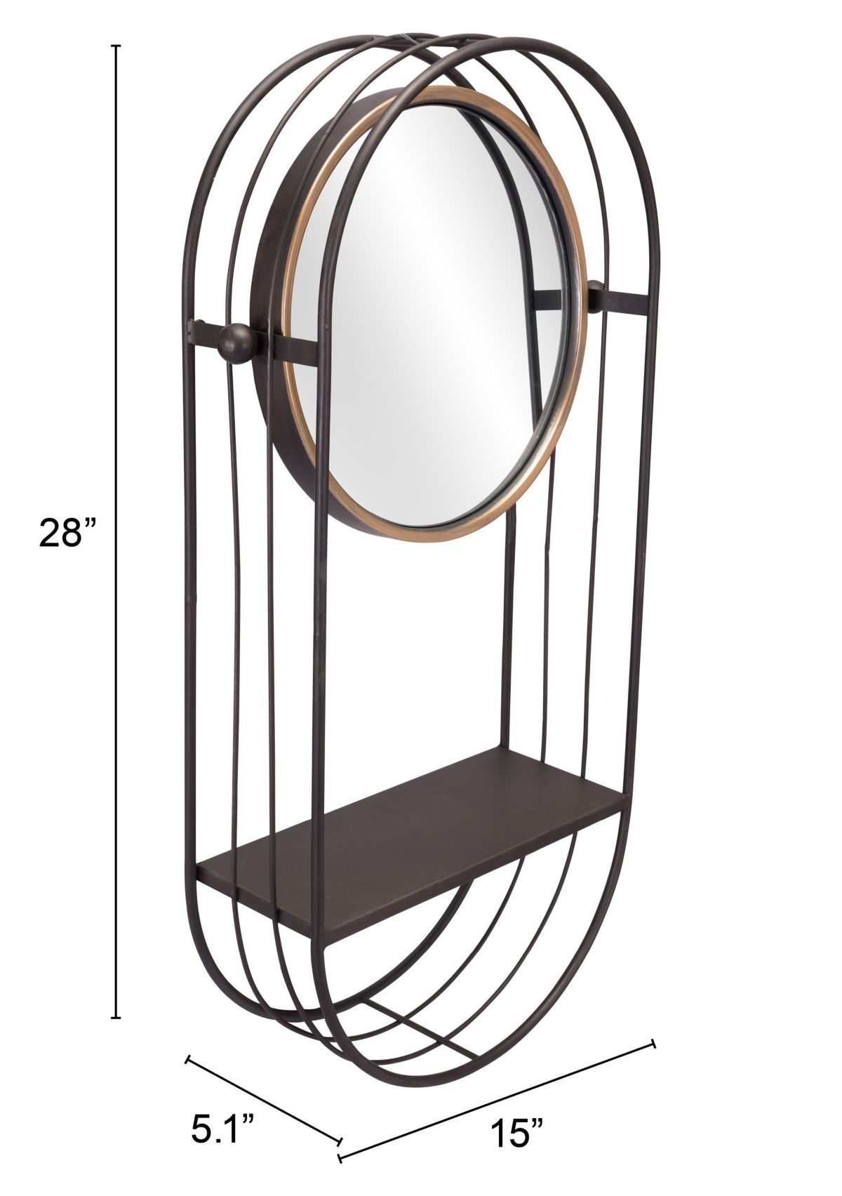 Saroni Mirror Shelf