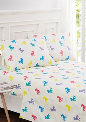 Harper Lane Rainbow Unicorn Sheet Set belk