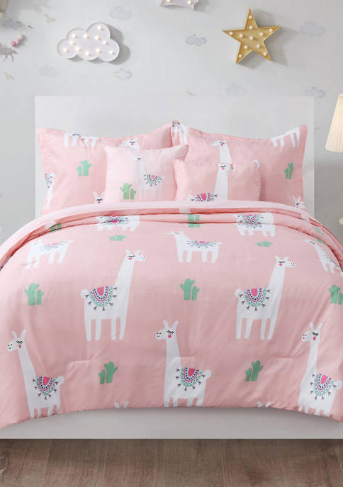 Cool Llama Comforter Set