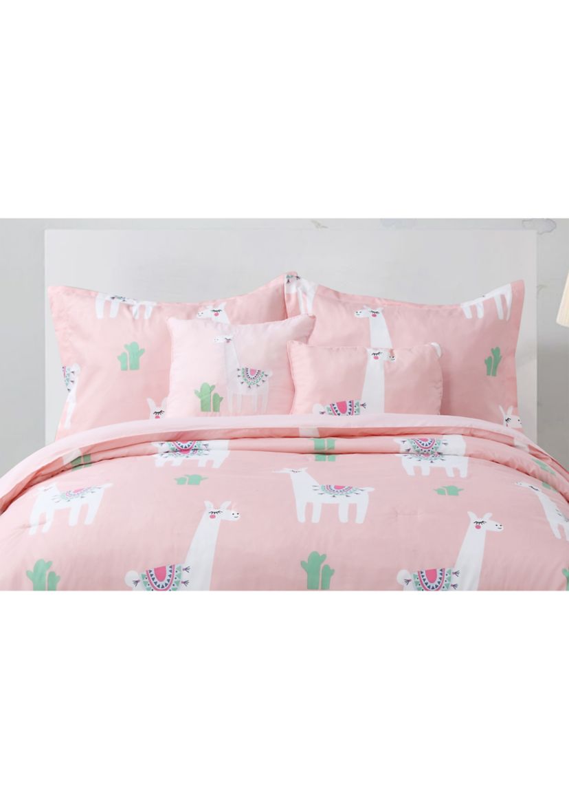 Cool Llama Comforter Set