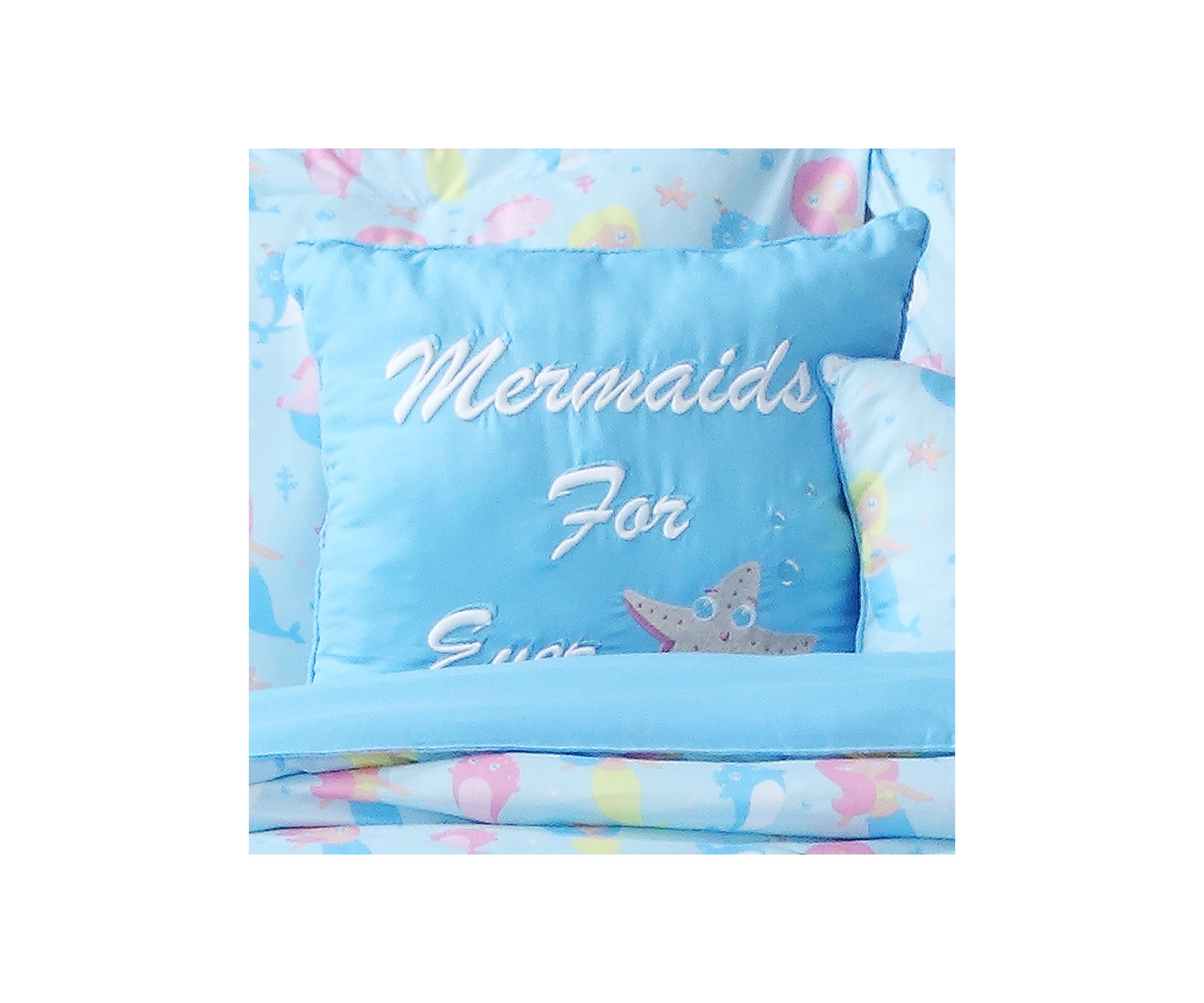 Mermaid Parade 4-Piece Comforter Set