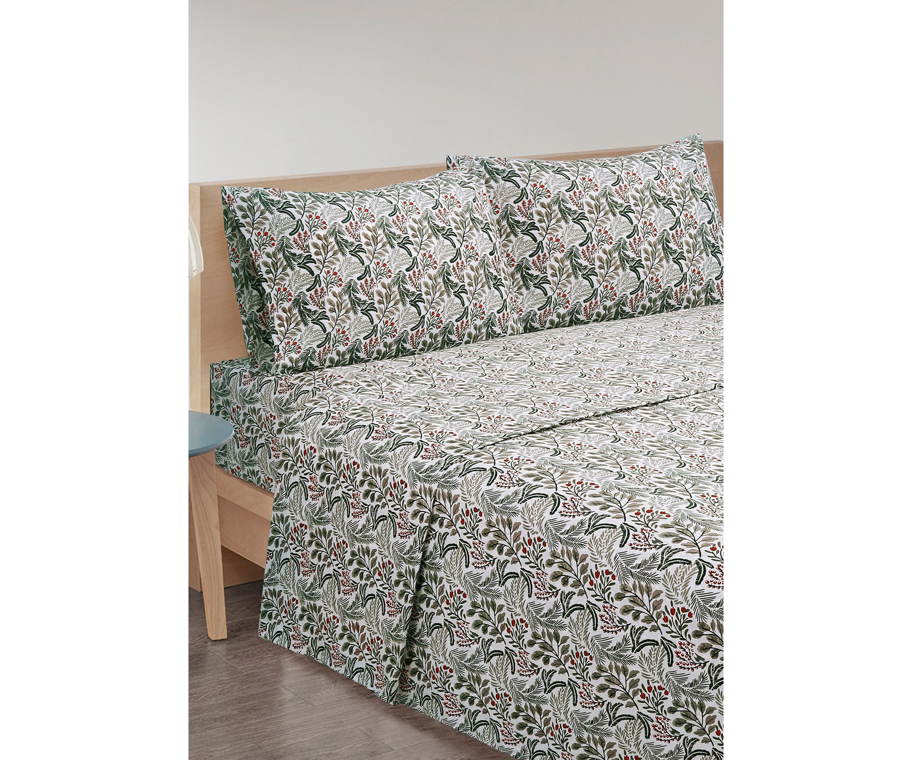 Pine Flower Sheet Set  King