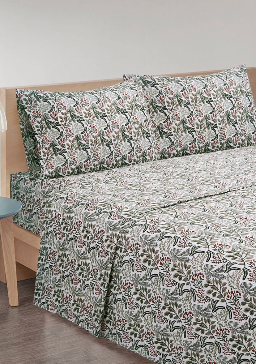 Pine Flower Sheet Set  King