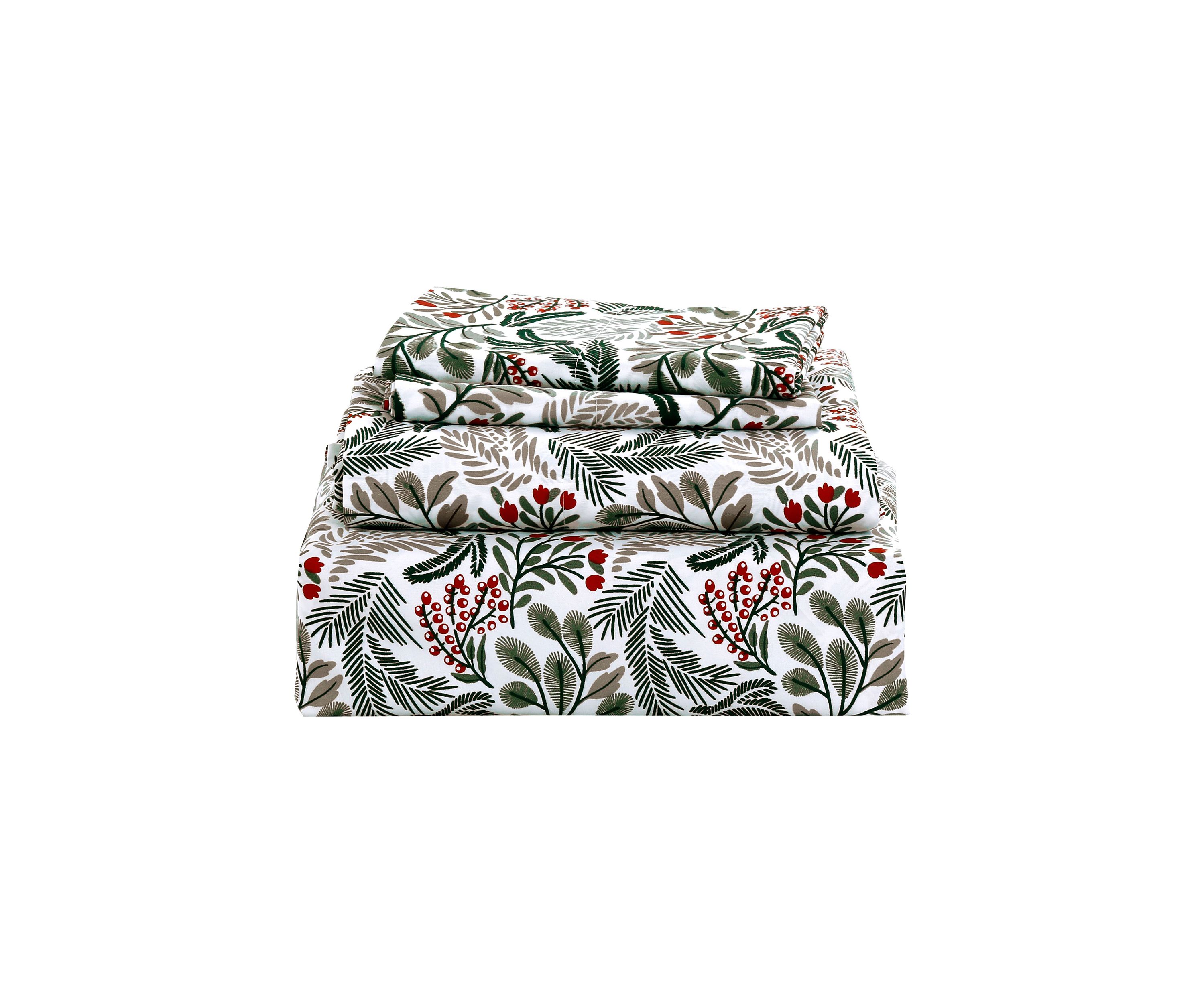 Pine Flower Sheet Set  King