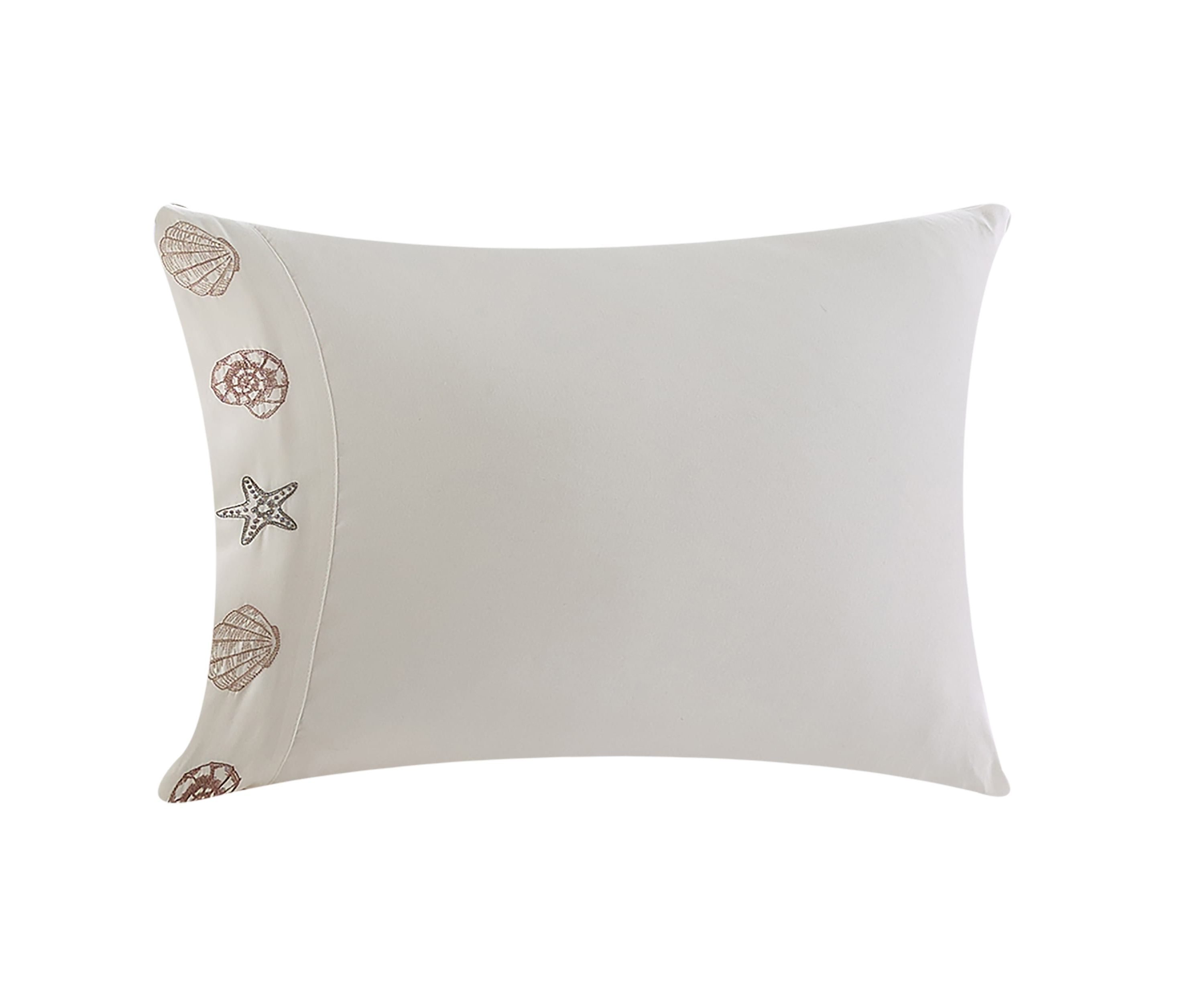Gold & Silver Embroidered Pillowcase Pair
