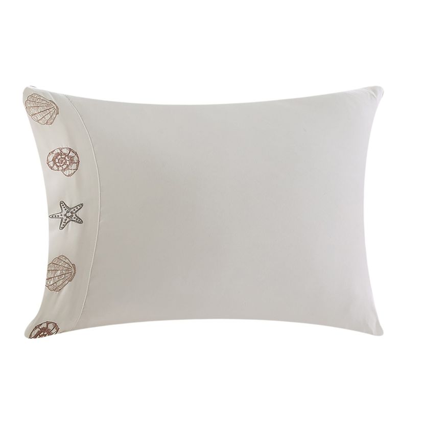 Gold & Silver Embroidered Pillowcase Pair