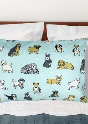 Puppies Decorative Bed Pillow 