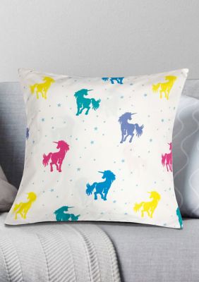 Unicorn Decorative Pillow 18 in x 18 in 