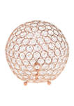 10 Inch Crystal Ball Sequin Table Lamp