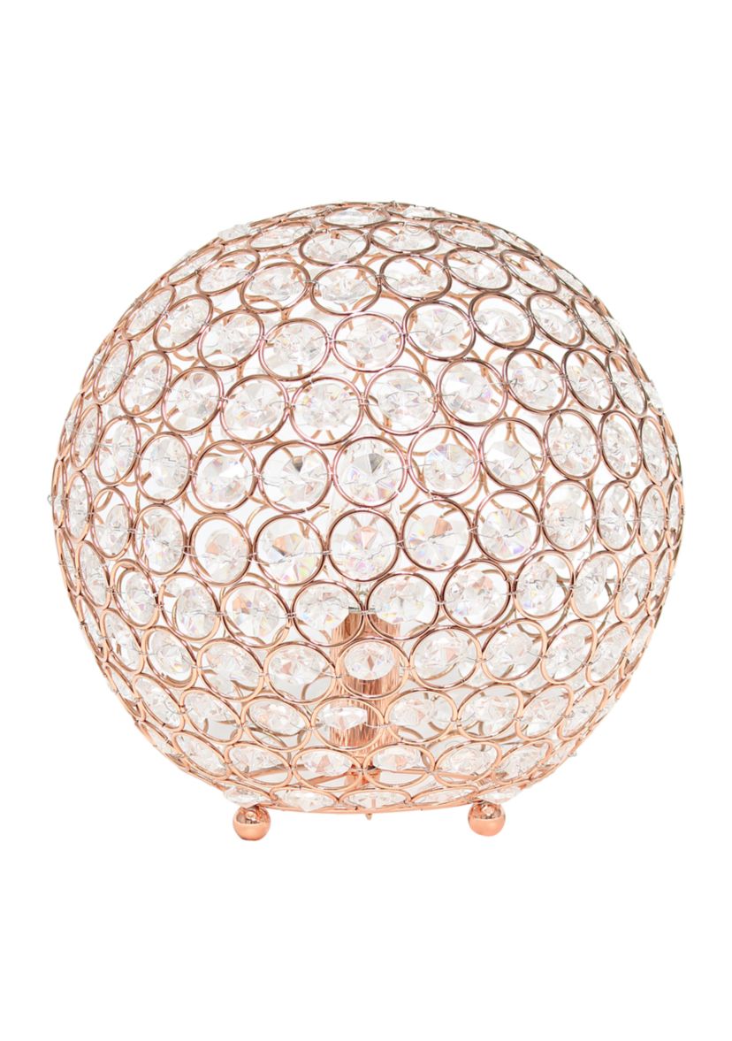 10 Inch Crystal Ball Sequin Table Lamp