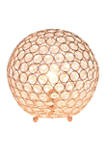 10 Inch Crystal Ball Sequin Table Lamp