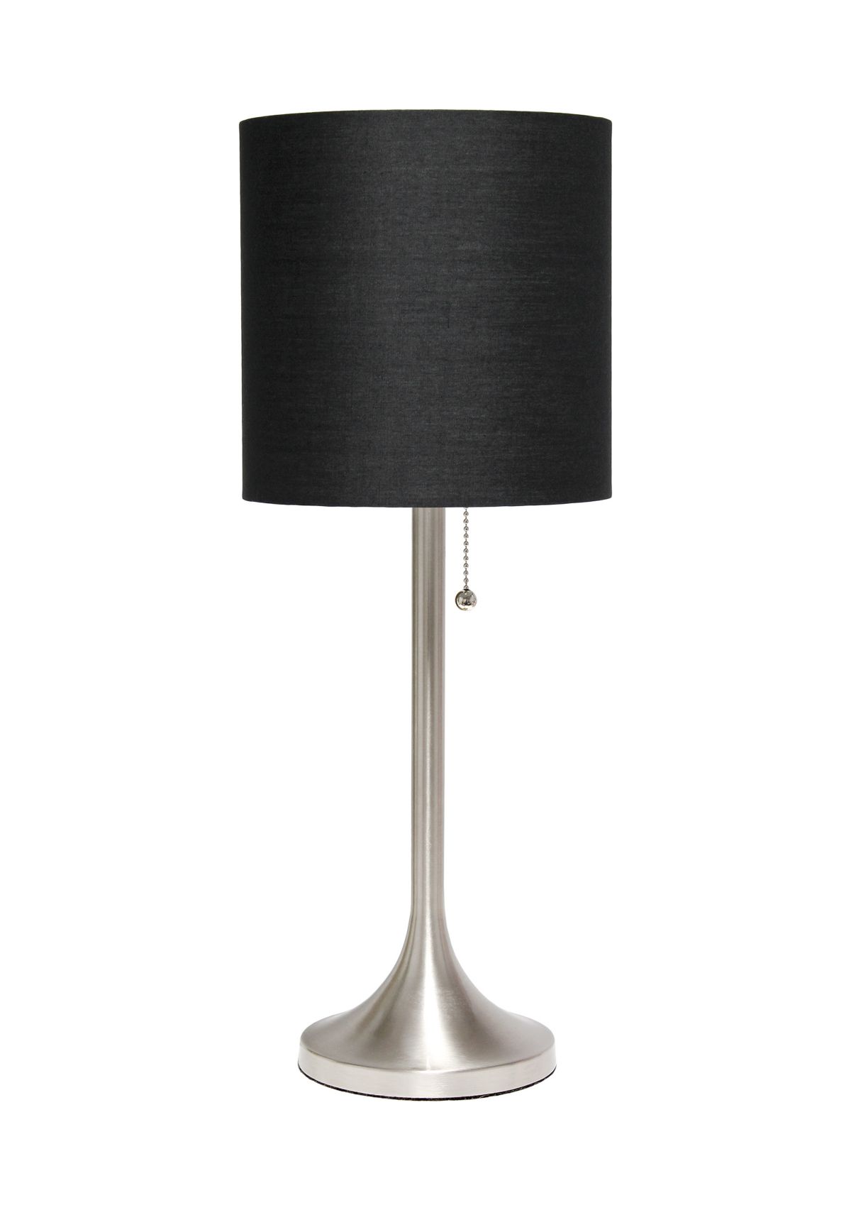 Tapered Table Lamp with Fabric Drum Shade