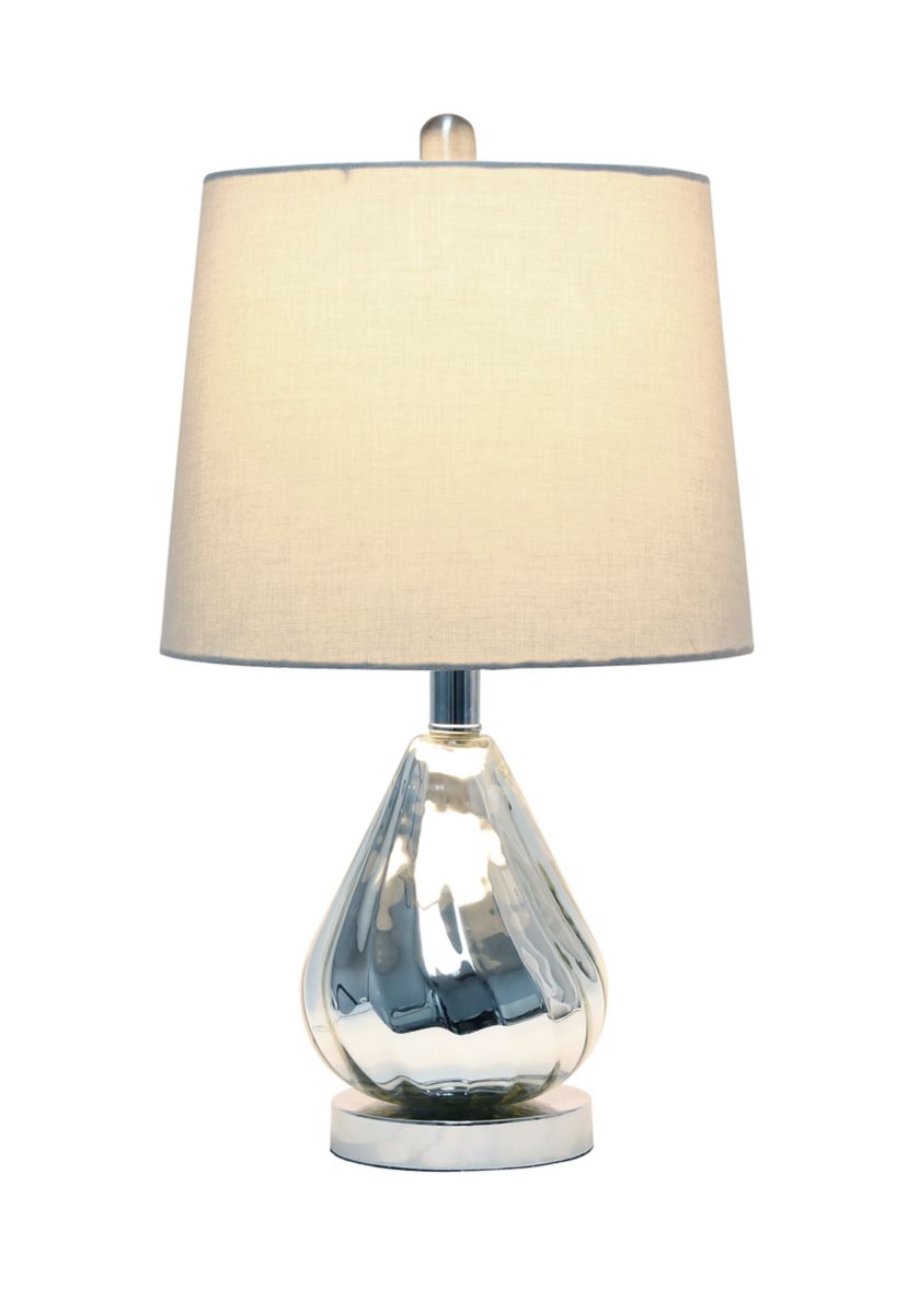 Kissy Pear Table Lamp with Fabric Shade