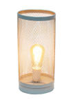 Mesh Cylindrical Steel Table Lamp
