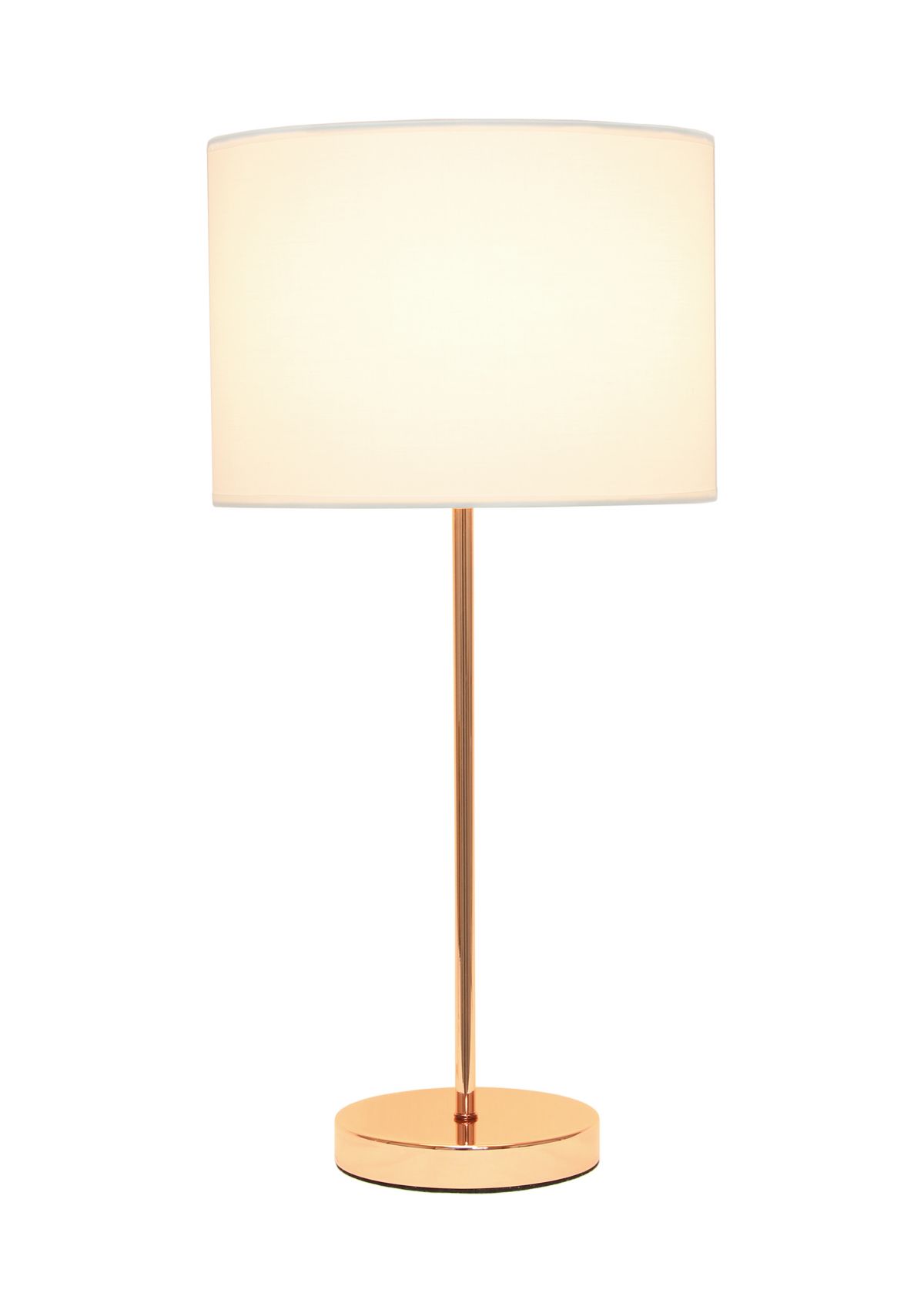 Stick Lamp with Fabric Shade