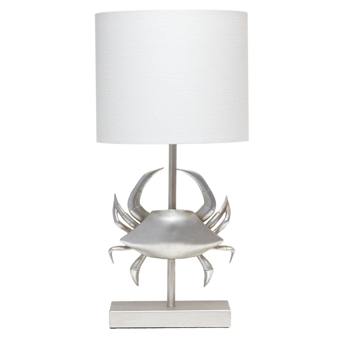 Shoreside 18.25" Tall Polyresin Pinching Crab Shaped Table Lamp
