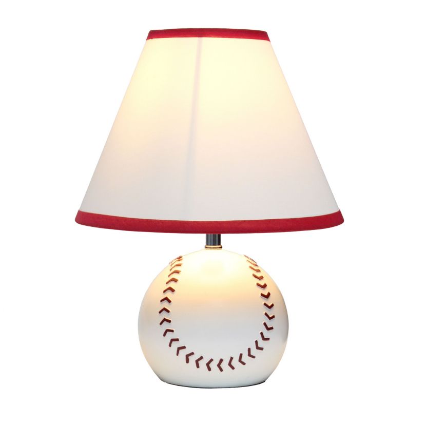 SportsLite 11.5" Tall Soccer Ball Base Ceramic Table Lamp