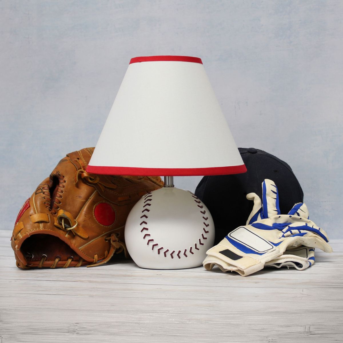 SportsLite 11.5" Tall Soccer Ball Base Ceramic Table Lamp