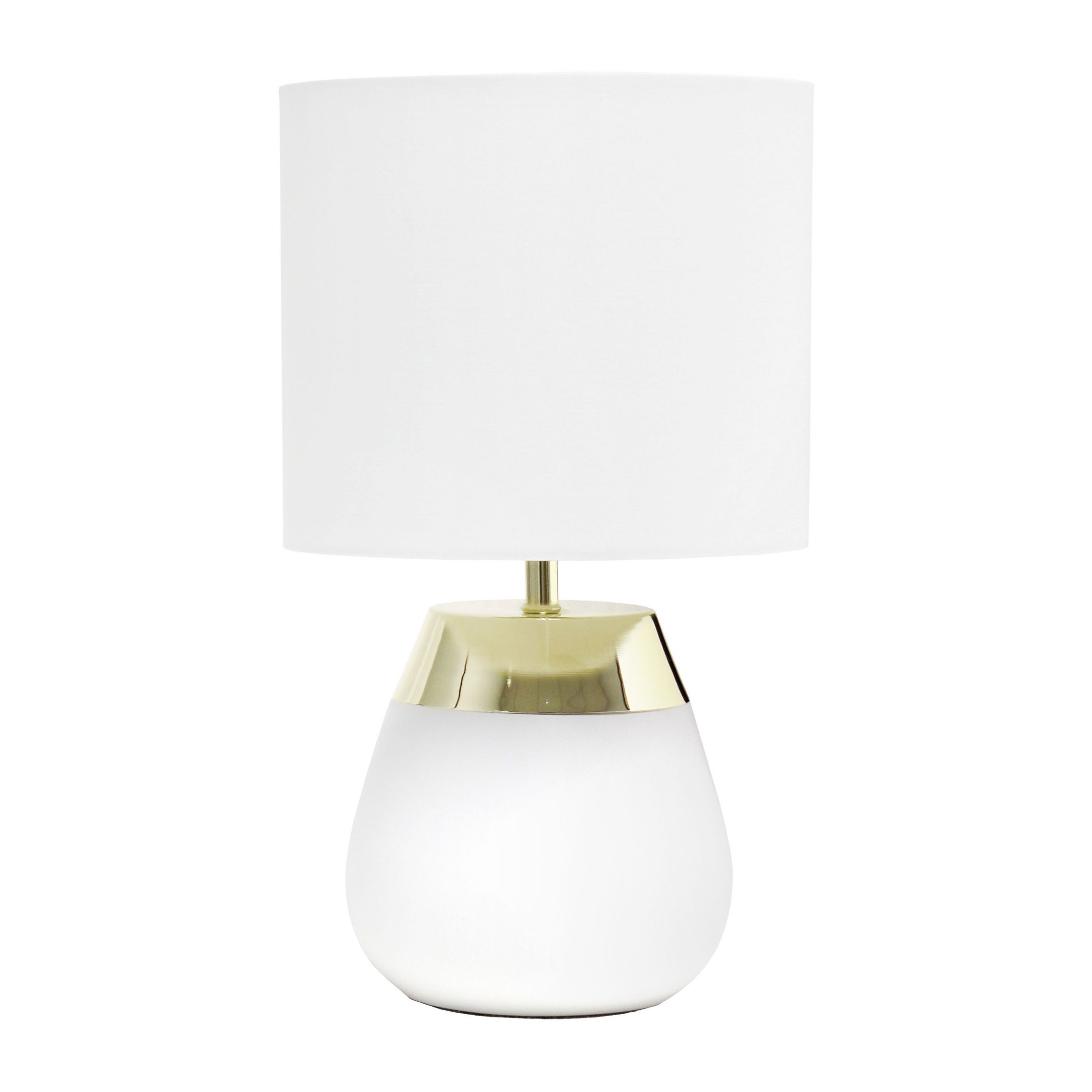 14" Tall Metal 4 Settings Touch Table Lamp