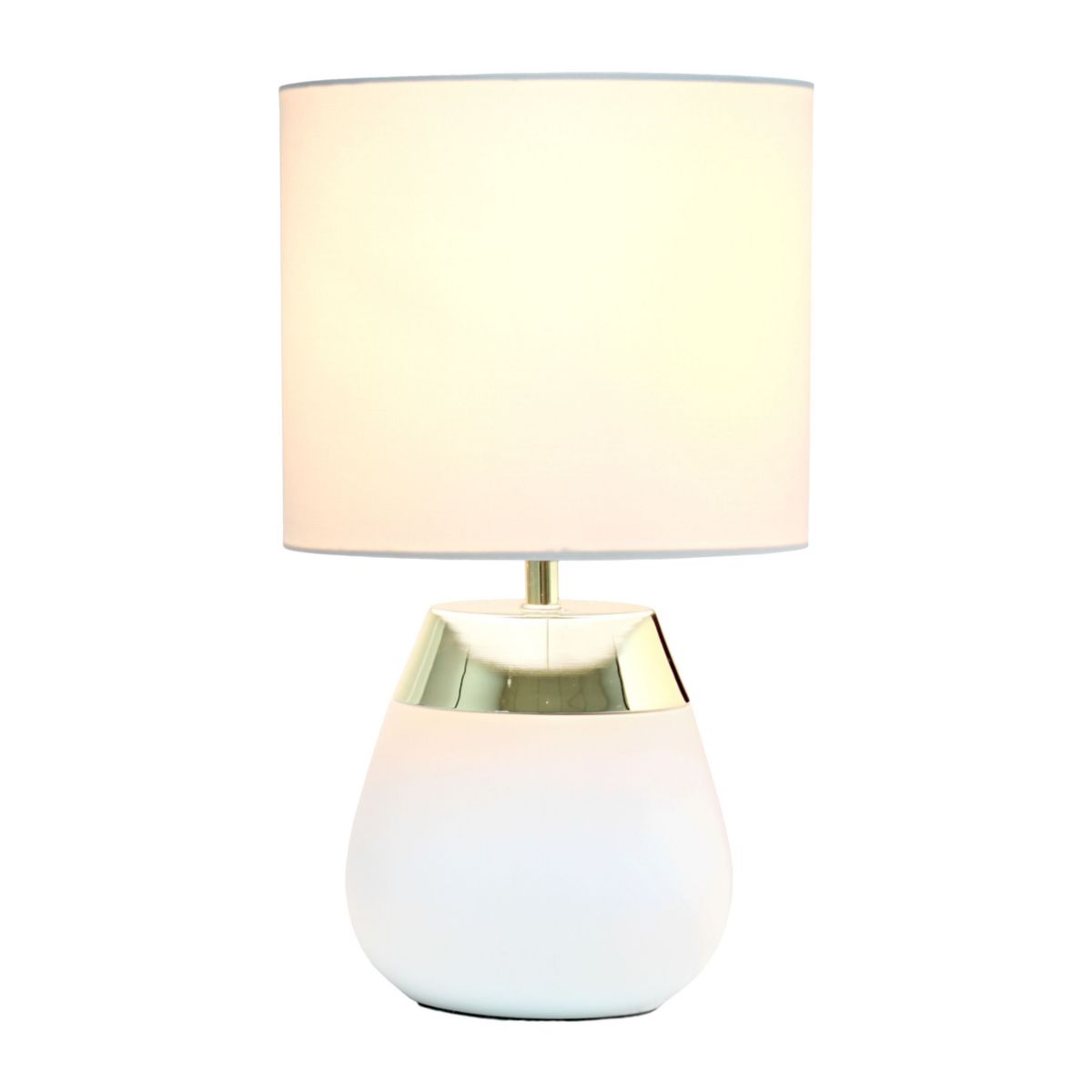14" Tall Metal 4 Settings Touch Table Lamp