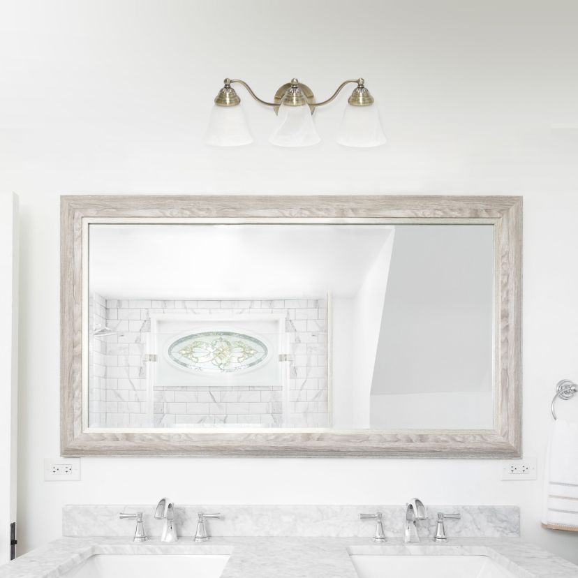Essentix Traditional Three Light Curved Metal and Alabaster White Glass Shade