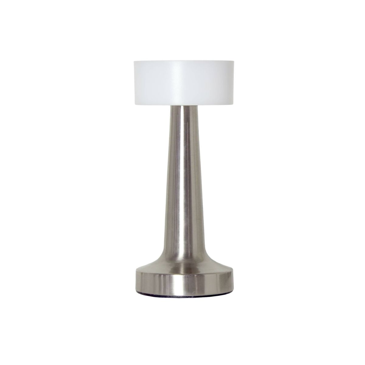 8.5" Mushroom Magic Dimming & Rechargeable Cordless 4-Way Touch Sensor Saucer Desk Lamp, Black