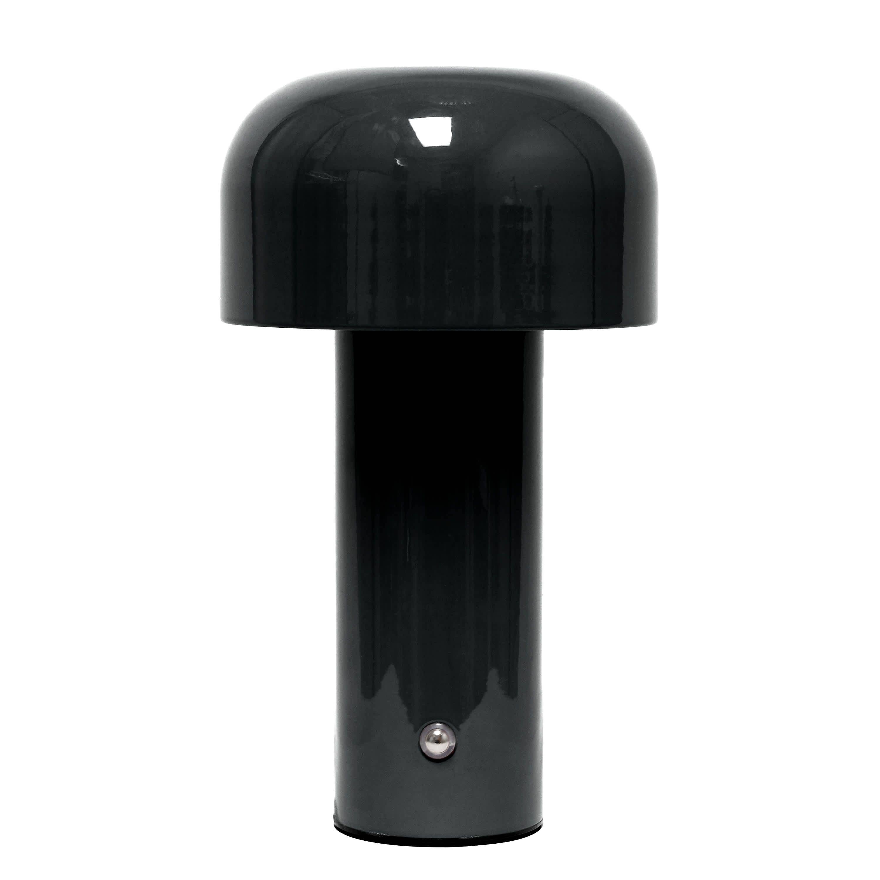 8.26" Mushroom Magic Mini Dome Dimming LED Touch Lamp, Portable and Rechargeable, White