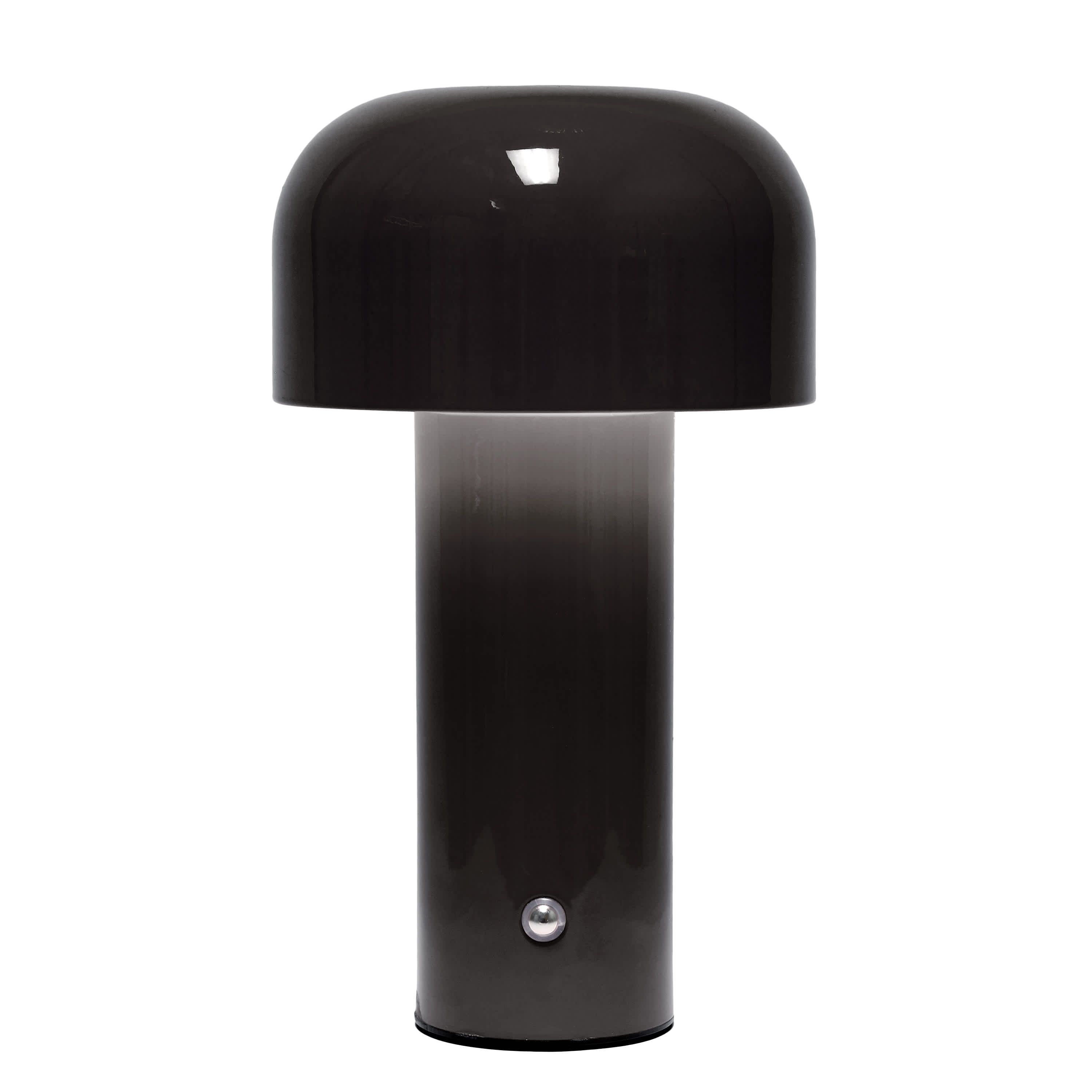 8.26" Mushroom Magic Mini Dome Dimming LED Touch Lamp, Portable and Rechargeable, White