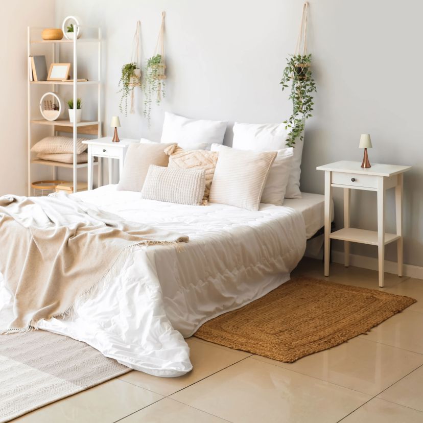 11.42" Chic and Contemporary Mini Touch Lamp Duo, for Bedroom, Living Room, Hallway, Rose Gold with Cream Shades
