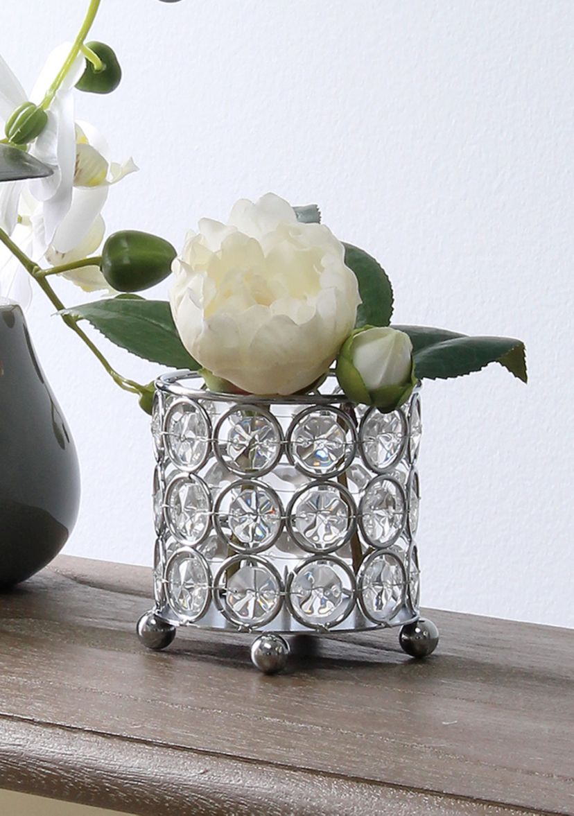 Elipse Crystal Decorative Candle Holder
